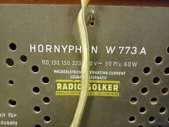 Staré rádio Hornyphon - 5