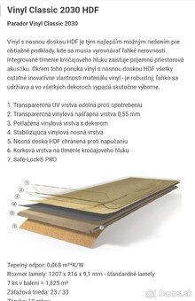 Plavajuca podlaha vinyl značky Parador - 5