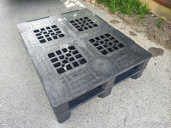 Predám plastové palety 100x120x15cm pod ibc kontajner - 5