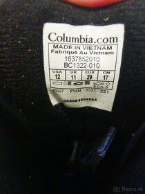 Predám detské topánky columbia rope tow III cm17 EUR29 UK11 - 5