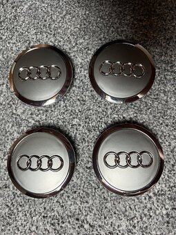 Predám stredové pukličky kolies s logom AUDI - 5
