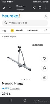 Strešné nosiče Menabo Huggy 2 ks - 5