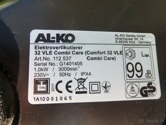 Vertikutator AL-KO Comfort 32 VLE Combi-care - 5