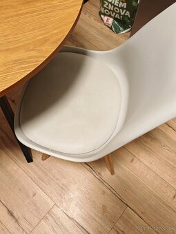 Jedálenské stoličky šedé - 5