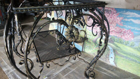Barokový exkluzívny kovaný stolík - 5