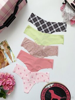 Victoria’s Secret Pink tanga nohavičky M - 5