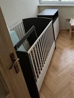 NA PREDAJ Detska postielka a komoda s prebalovacim pultom - 5