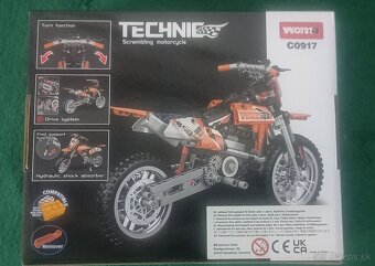 Stavebnica- športové auto, motorka - 5