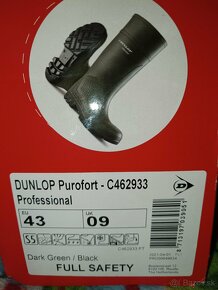 Pracovné gumáky DUNLOP Purofort C462933 Professional, veľ.43 - 5