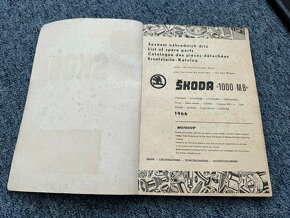 Predam 3 knizky Skoda 1000MB service handbuch - 5