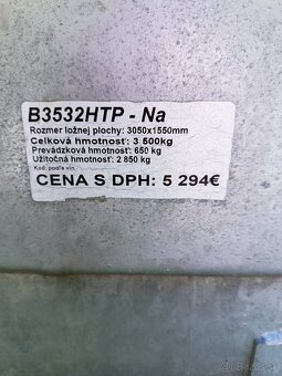 Prives nakladny specialny do 3500 kg - 5