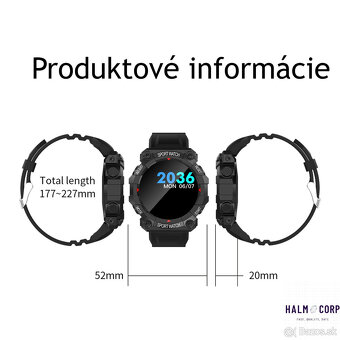 Športové smart hodinky HALMcorp - 5