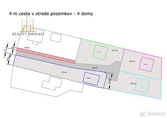 Na predaj pozemky 3175m2 určené k výstavbe rodinných domov - - 5