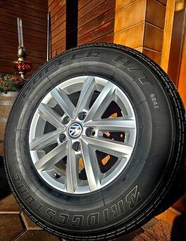 Alu R16 5x120 orig. VW AMAROK + letné 245/70 R16 - 5
