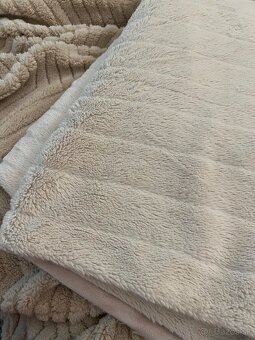 Teplá chlpatá Deka cca 240x210cm veľká Deka - 5