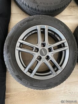 Nove disky Dezent a letne pneu Barum Bravuris 205/55 R16 - 5