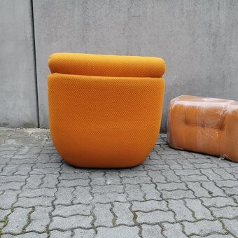 Legendarne Retro kreslo Atlantis + 3 vankuse Vintage - 5