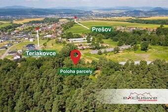 NÁDHERNÝ POZEMOK- TERIAKOVCE -1,6 HEK. V CELKU-IS V DOSAHU - 5