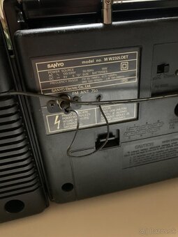 Predam radio boombox sanyo mw 232 top stav - 5
