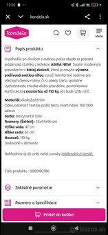 Predám jedálenske stolicky - 5