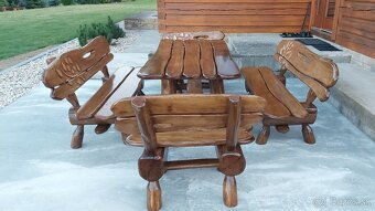 Záhradný nábytok. Masívny nábytok. Drevený nábytok. Dubový - 5