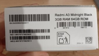 Mobilný telefón redmi A3 - 5