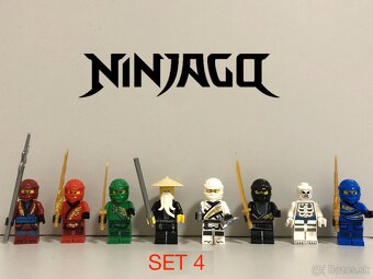 Figúrky Ninjago (8ks) typ lego - nové, nehrane - 5
