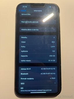 iPhone 13 pro max 256gb PREFECT STAV - 5