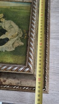 Predám obraz Lovers z 1870 r. - 5