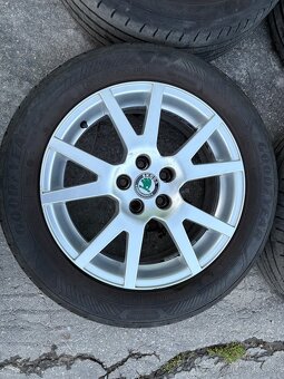 Spider 5x100 r16 letne pneu GoodYear 205/55 r16 - 5