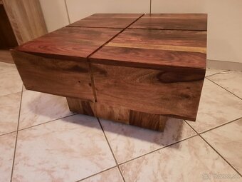 Konferenčný stolík palisander 58 cm - 5