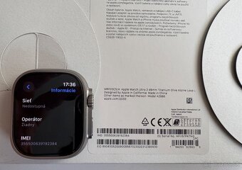 Apple Watch Ultra 2 49mm , Titanium Olive Alpine Loop L - 5