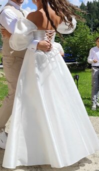 Svadobné šaty na výšku do 168cm a menej - 5