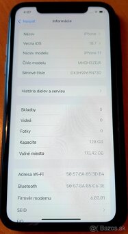 iPhone 11 128gb čierny 100% baterka - 5