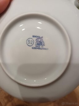 Porcelánová kávová sada - šálky + podšálky - 5