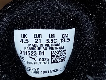 Predám tenisky značky Puma veľkosť 21. - 5