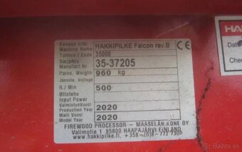 Štípací automat Hakki Pilke Falcon 35 plus podávací stůl - 5