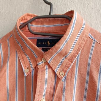 Ralph Lauren elegantná pruhovaná košeľa s dlhým rukávom M - 5