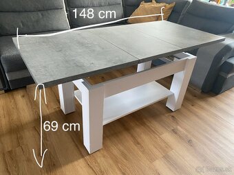 Konferenčný stôl rozťahovací výškovo nastaviteľný - 5