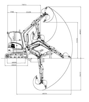 Minibagr RIPPA R32 PRO skladem Praha 4 - 5