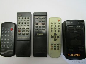 PREDAM ROZNE DIALKOVE OVLADACE NA TV,CD,VIDEA CENA 1ks 5€ - 5