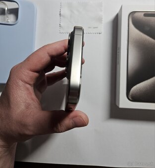 iPhone 15 Pro 128 GB Natural titan (perfektný stav) - 5