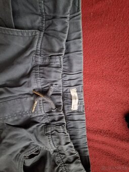 Chlapčenská zateplené nohavice 158 - 5