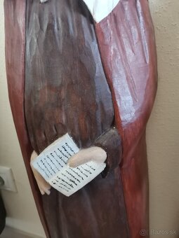 Drevorezba -2 postavy - V 85 cm - 5