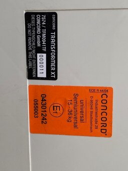 Predám autosedačku Concord - 5