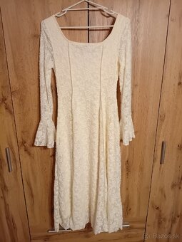 Svadobné / popolnočné / spoločenské / letné šaty XS 34 - 5