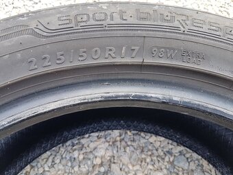 225/50 r17 letné pneumatiky 2ks Dunlop - 5