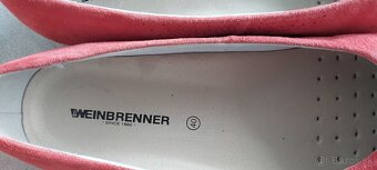 Dámske kožené balerinky Weinbrenner veľ 40 - 5