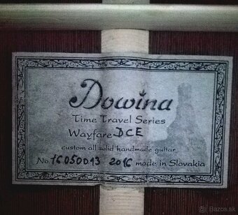 Predam el.ak. gitaru Dowina Wayfare DCE /Wenge/ celomasiv. - 5
