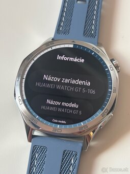 Huawei watch GT 5 46mm, modro-strieborné - 5